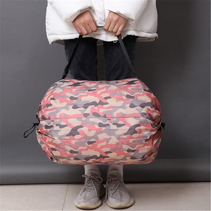 Portable Foldable Shopping Bag Large Capacity Multipurpose Storage Bag Sports - Image 4