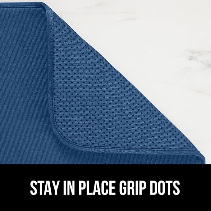 GORILLA GRIP Ultra Water Absorbent Microfiber Dish Drying Mat 2 Pack, Quick Dry - Image 4