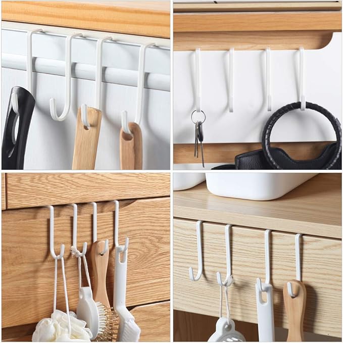 Cabilock Storage Drawers 2 Pcs Iron Door Hooks Door Ironing Iron and Ironing - Image 7