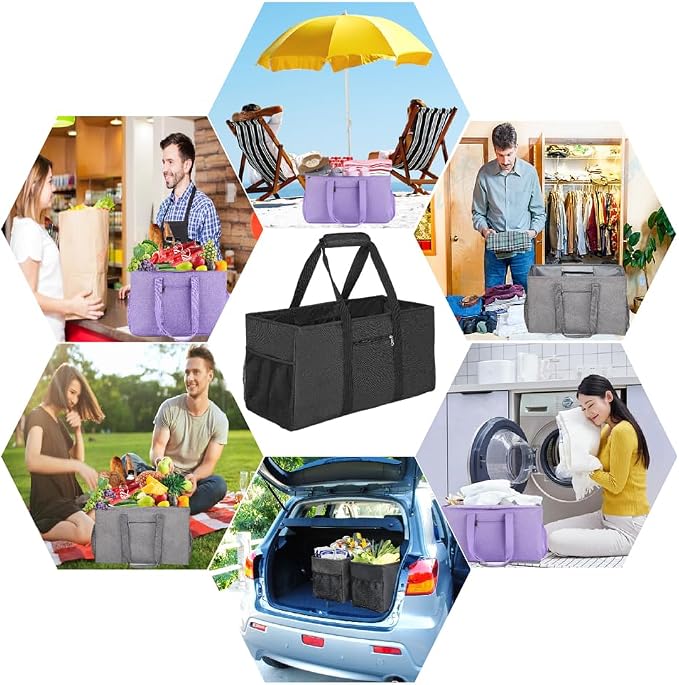 Extra Large Utility Tote Bag – Reusable Shopping Bag - Image 2