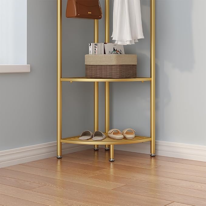 Metal Corner Coat Racks, Freestanding Garment Rack - Image 6
