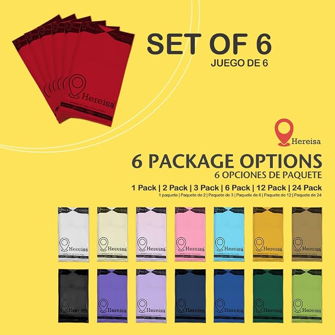 Red 6 Pack Plastic Table Cloth 54" x 108", Disposable Tablecloths Rectangle - Image 7
