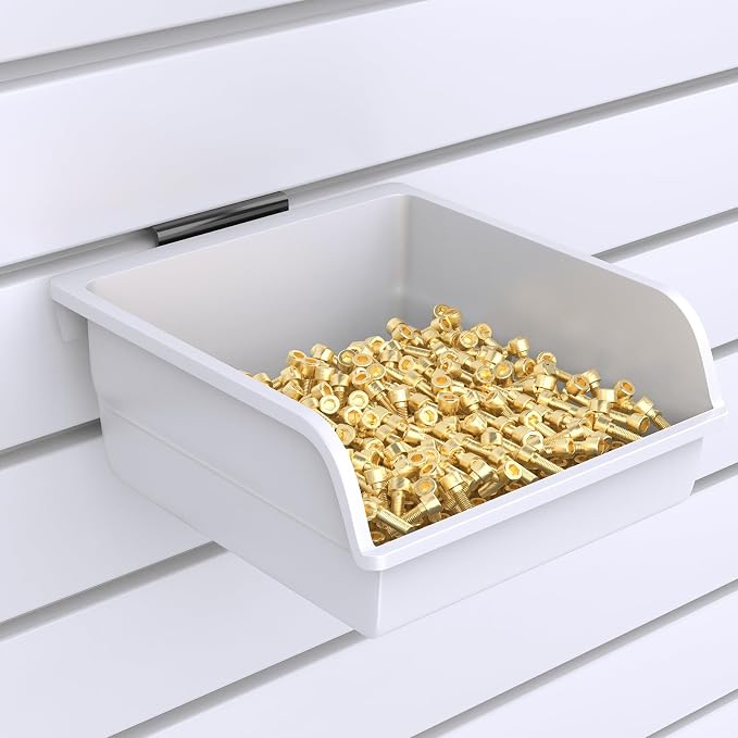 Slatwall Bins with Hooks Plastic Slatwall Organizer Slatwall Containers - Image 4