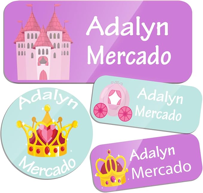 Custom Personalized Name Labels by TSNBYYC