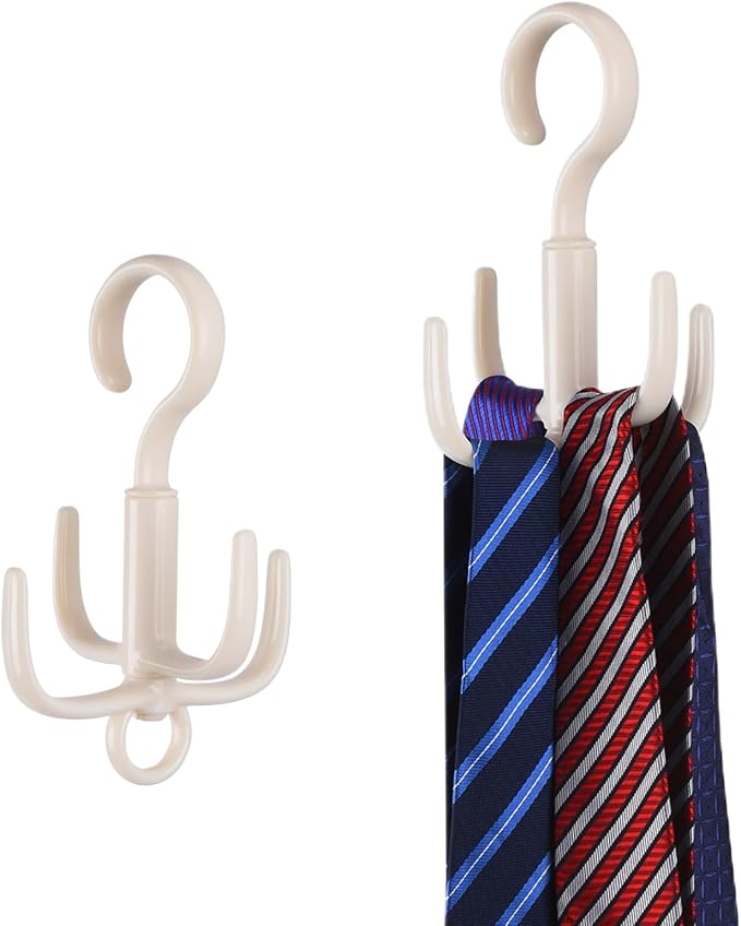 Space-Saving Tie Hanger, Small Space Storage and Organizer, 2 Piece Set by Unknown