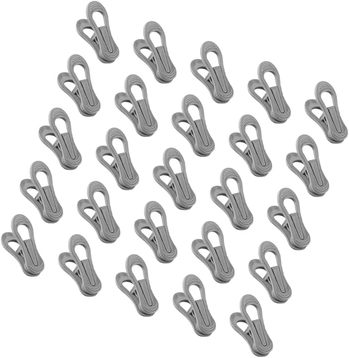 Uonlytech 30 Pcs Wind-Proof Plastic Laundry Clips Hanger Clips by UONLYtech