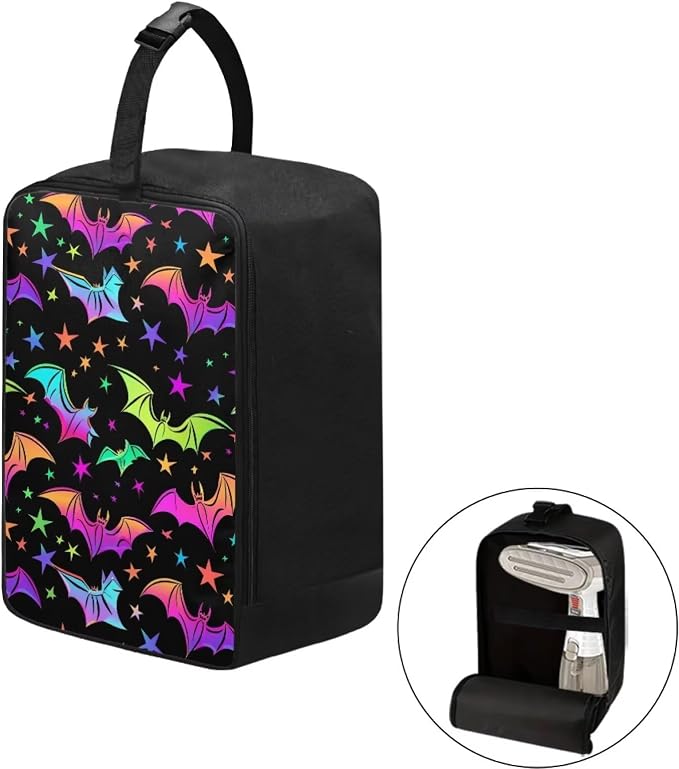 Colorful Bat Portable Steamer Storage Bag Lightweight Irons Carrying Case - Image 2
