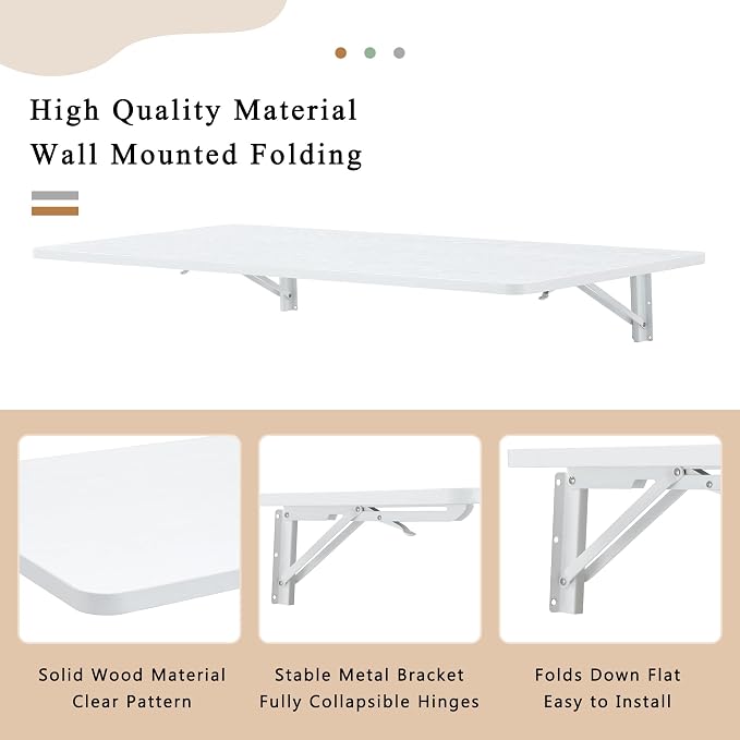 Laundry Room Folding Table Wall Mounted - Image 8