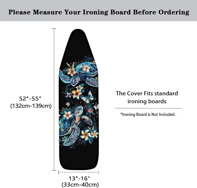 Sea Turtle Ironing Board Covers Standard Stylish Washable Ironing Board - Image 5