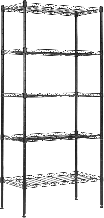 Meet perfect 5-Tier Wire Shelving Unit, NSF Certified Metal Storage Rack by Meet+perfect