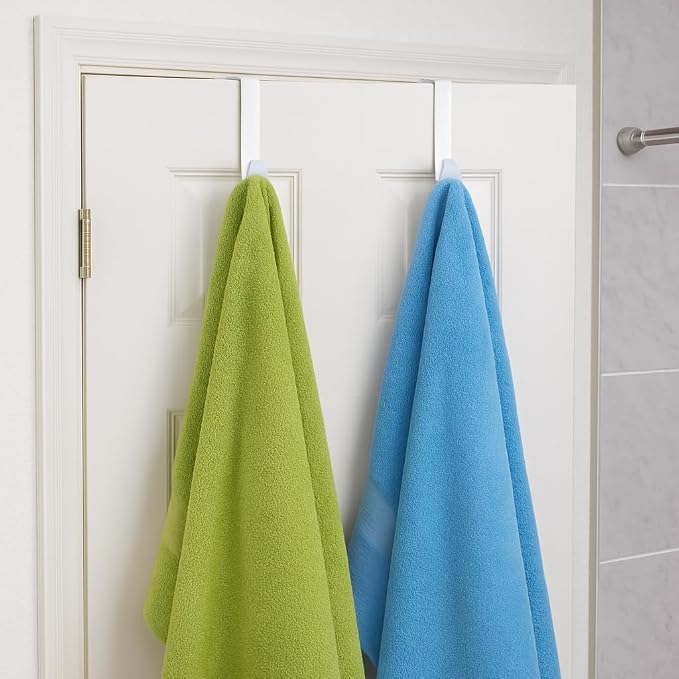 Dependable Industries inc. Essentials Over The Door Hooks – 4 Pack White - Image 4