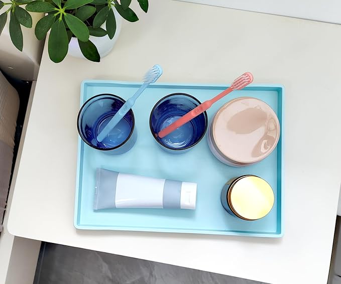 Blue Serving Tray for Serving Accessory, Perfume and Display Use. - Image 5