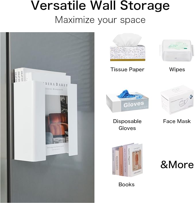 Modular Magnetic Glove Dispenser Tissue Box Holder - Image 4