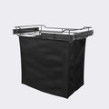 Classic 24" Full Extension Pullout Laundry Hamper in Matt Black by CustomClosets