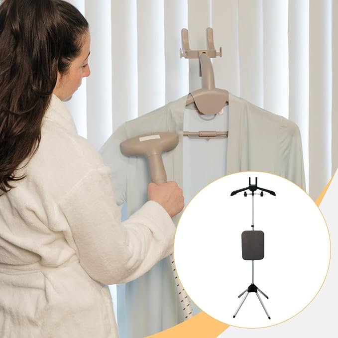 Clothes Steamer Stand Garment Hanger Rack, Premium Space Saving Durability - Image 4