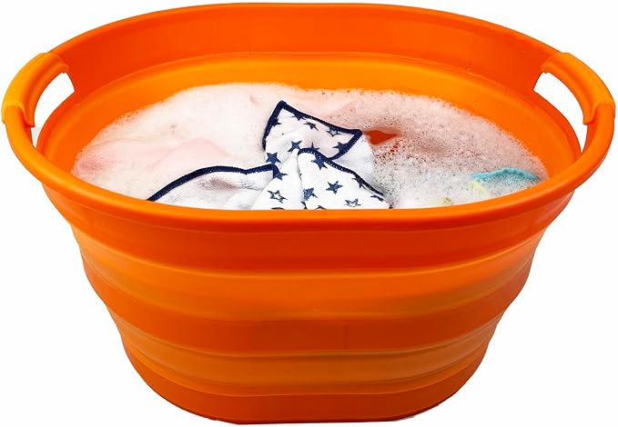 SAMMART 23L Collapsible Plastic Laundry Basket - Image 5