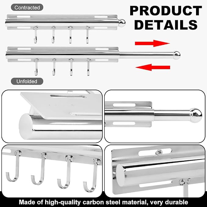 Valet Rod for Closet Pull Out - Image 4