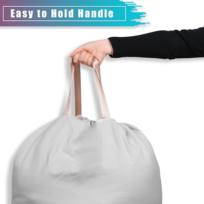 LOLOMLO Extra Large Canvas Laundry Bags - Image 3
