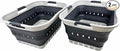 SAMMART 42L Collapsible Plastic Laundry Basket by SAMMART