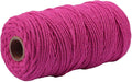 109 Yards 3mm Macrame Cotton Cord 4 Strand Twisted Twine Strings Rope by Zhiheng