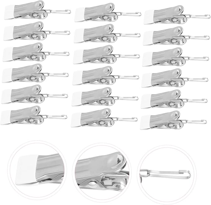 20pcs Non Slip Clothespins Clips - Image 4