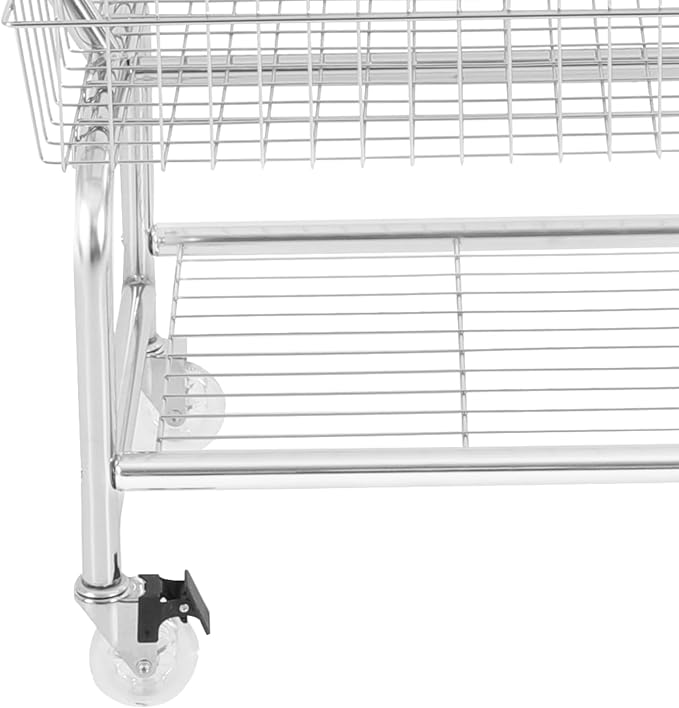 Laundry Cart Mobile Laundry Basket - Image 6