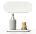 2PCS Water Absorbing Stone Drying Tray Mat by Razborci
