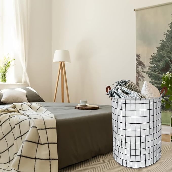 CLOCOR Collapsible Round Laundry Hamper/Large Storage Basket/Toys Bin/Boys and - Image 2