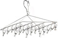 Clothes Drying Racks Clip Hangers, Clothes Drying Hanger Stainless Steel Multi by Milltrip