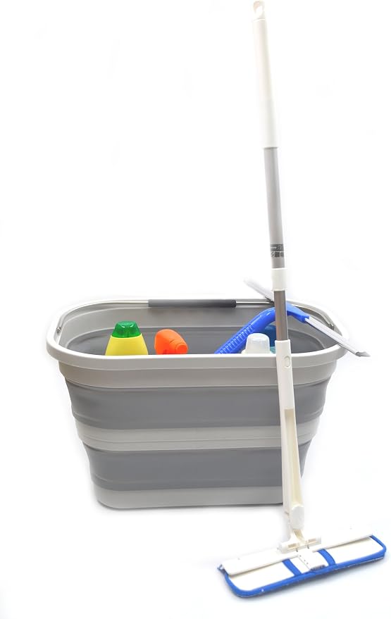 SAMMART 20.8L Collapsible Rectangular Handy Basket/Bucket, Foldable Mop Bucket - Image 8