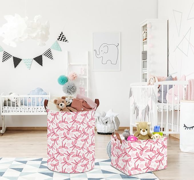 Laundry Hamper, Laundry Basket, Baby Nursery Hamper, Waterproof Storage Bin - Image 6
