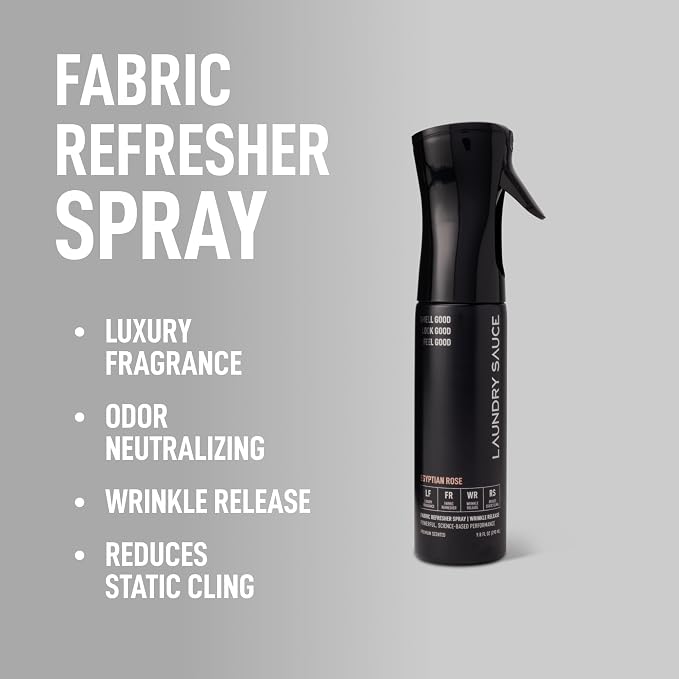 Laundry Sauce Fabric Refresher Spray Egyptian Rose, Odor-Fighting Fabric - Image 2