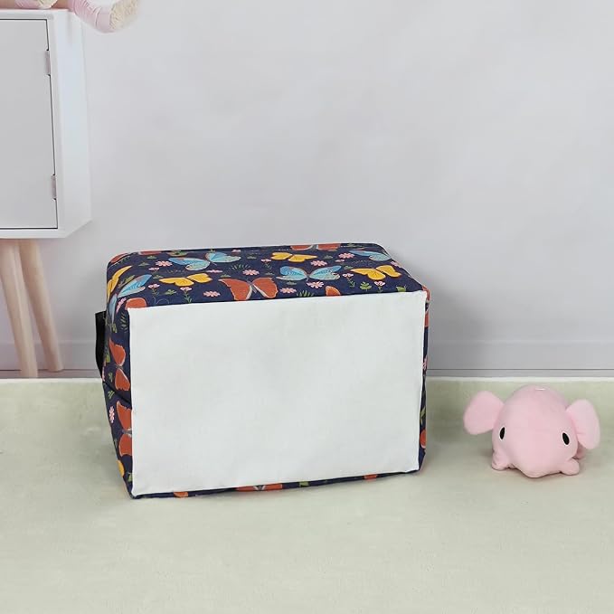 FANKANG Storage Bins, Nursery Hamper Canvas Laundry Basket Foldable - Image 7