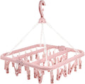 Strong Steel Spring Clip Drying Rack Rotating Hook Foldable by Outanaya