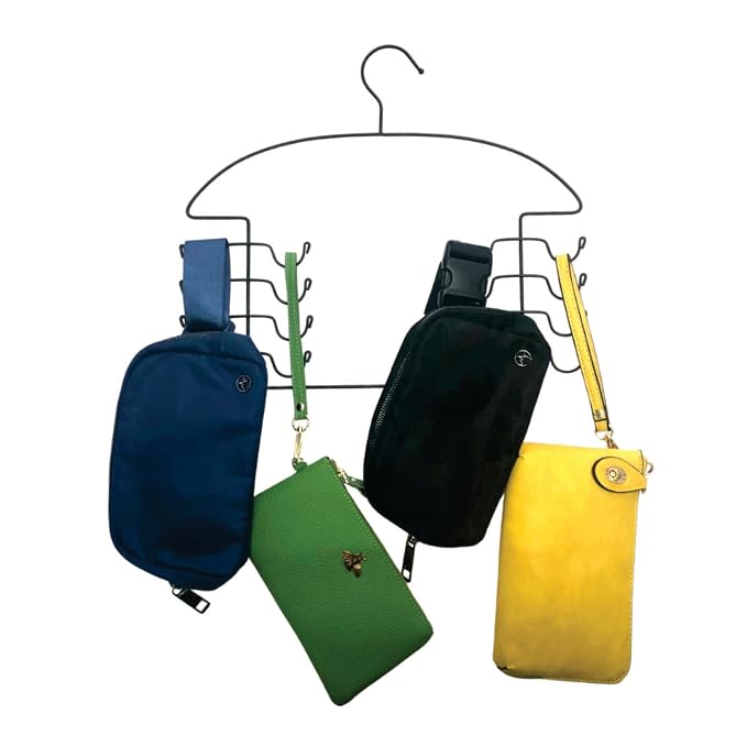 Tank Top Closet Organizer Hangers 2-Pc Set by Dr. Organizer – Black Steel - Image 2