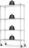 Meet perfect 4-Tier Wire Shelving Unit by Meet+perfect