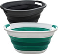SAMMART 32L Collapsible Plastic Laundry Basket by SAMMART