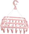 Strong Spring Clip Drying Rack Rotating Self-Locking Hanger Space-Saving by SOLUSTRE