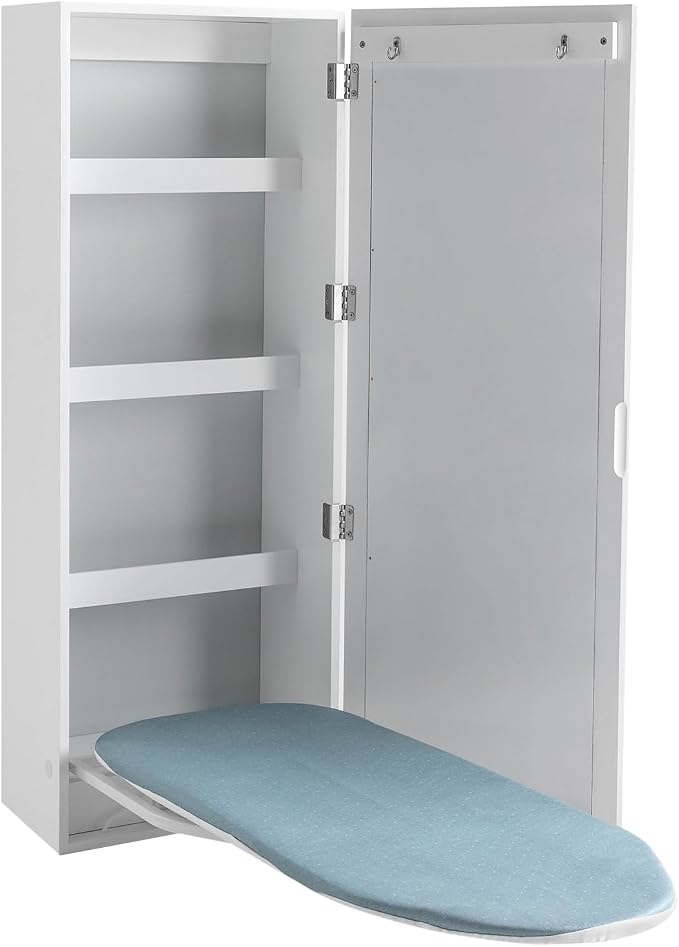 Ironing Board Cabinet, Wall Mount, 14.18*7.09*43.3inch, Modern Style, Swivel - Image 2