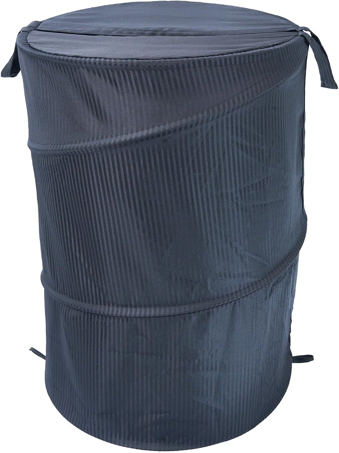 Foldable Laundry Basket with Lid – Portable Collapsible Hamper - Image 2
