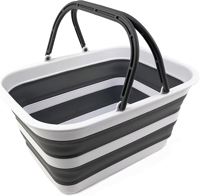 SAMMART 12L Collapsible Plastic Basket by SAMMART