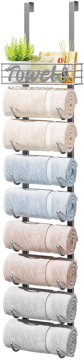 HapiRm Towel Racks for Bathroom Storage by HapiRm