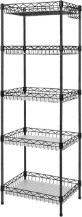 Storage Shelves, 5-Tier Wire Shelving Unit by GUANGFOSHUN