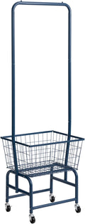 ALIMORDEN Laundry Cart with Clothes Rack, Rolling Laundry Butler with Wire by ALIMORDEN