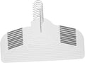 10pcs Extra Wide Non Slip Plastic Hangers by Unknown