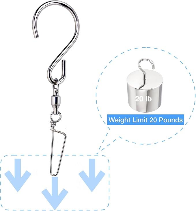 HS’s Creation 6 Pack S Hook Locking Clip Swivel - Image 8