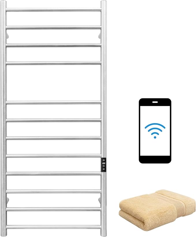 KEG Smart WiFi Towel Warmer Wall Mounted by KEG