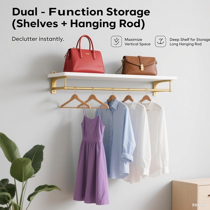 Clothes Rack with Shelves - Image 6