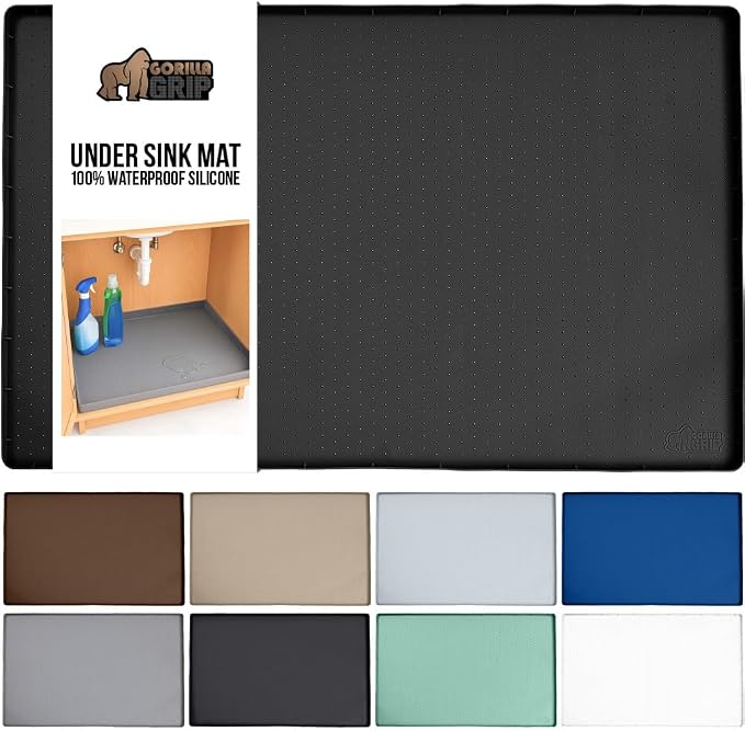 GORILLA GRIP Waterproof Silicone Under Sink Mat by GorillaGrip