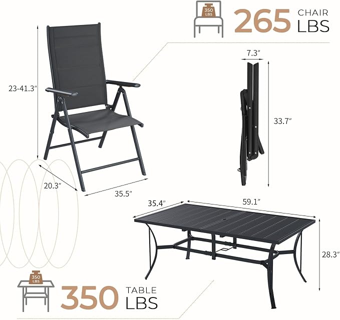 7-Piece Outdoor Dining Set - Image 2